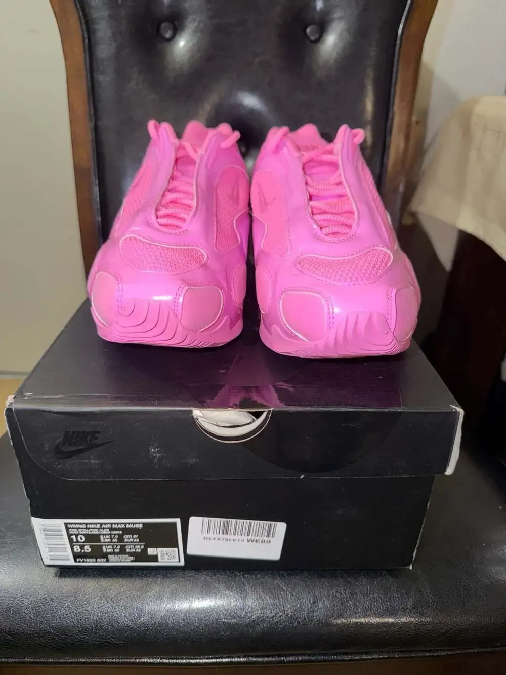 Nike Women's Air Max Muse Pink Spell/Pink Glow Sneakers FV1920-602 8M/10W